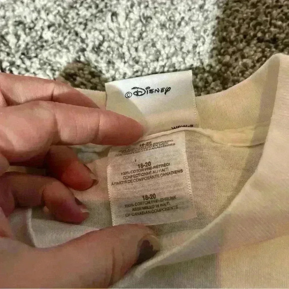 Vintage 2000s Disney World Kids Mickey & Friends T Shirt Sz 18-20 - Picture 4 of 8